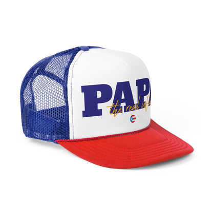 Papá The Real Influencer Puerto Rican Pride Trucker Caps FREE SHIPPING