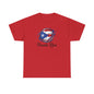 Puerto Rico Volleyball Flag | Unisex Heavy Cotton T-Shirt