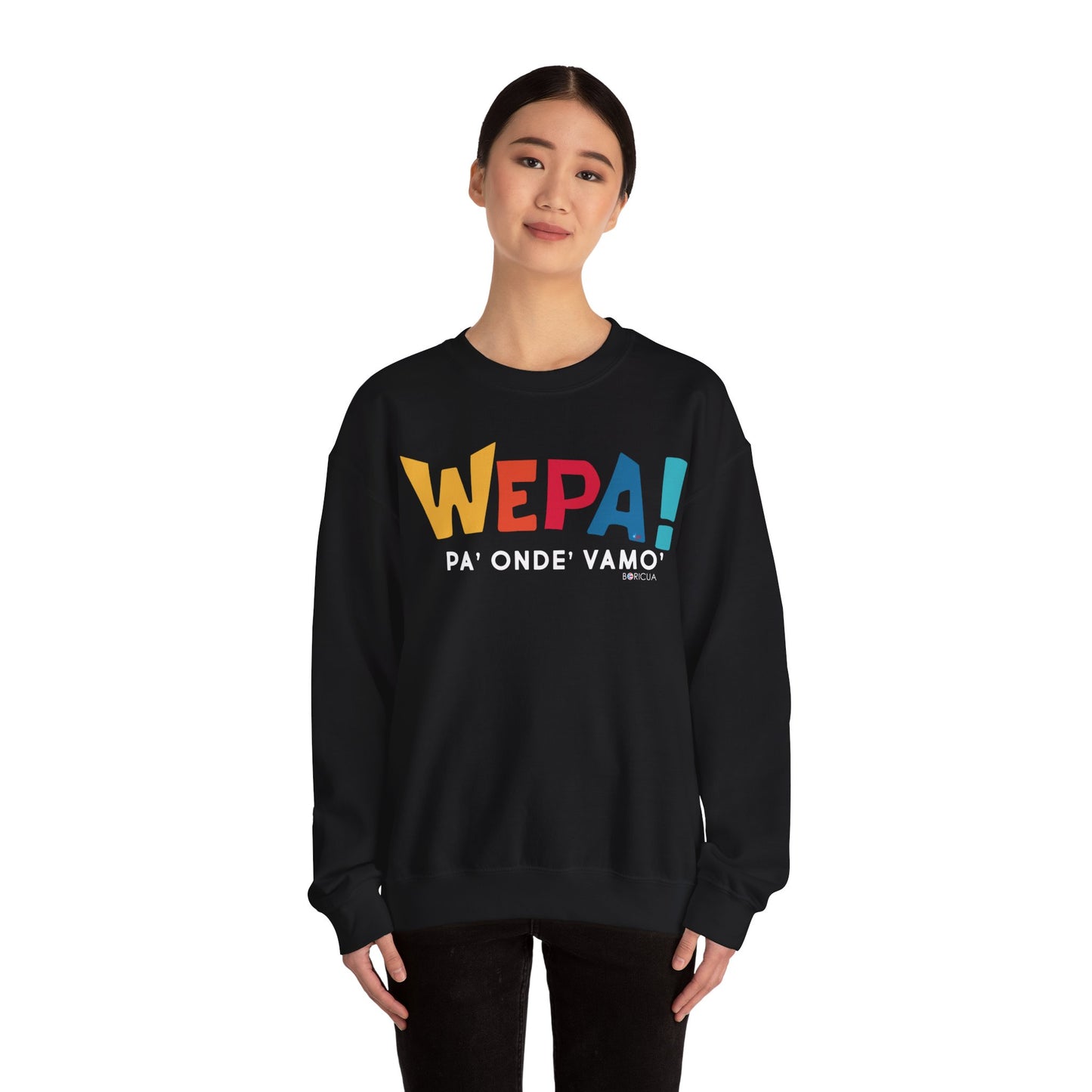 Wepa Boricua Unisex Heavy Blend™ Crewneck Sweaters