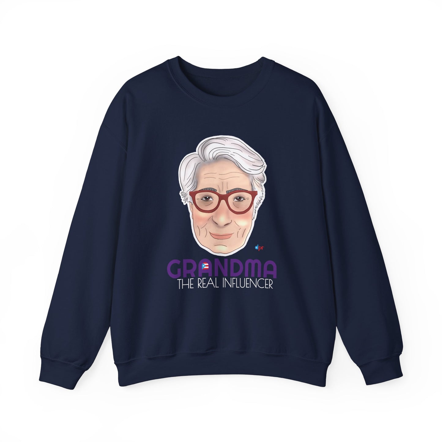 Grandma The real Influencer Heavy Blend™ Crewneck Sweatshirt