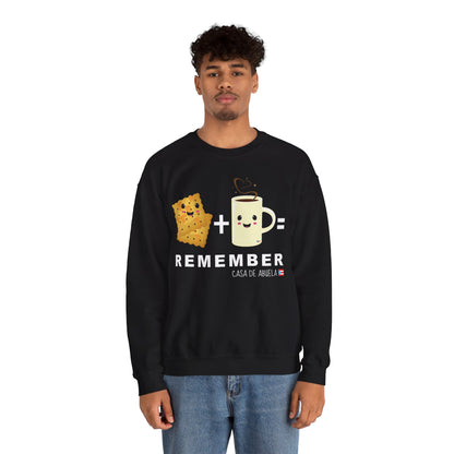 Crackers & Coffee REMEMBER ABUELA Unisex Heavy Blend™ Crewneck Sweaters