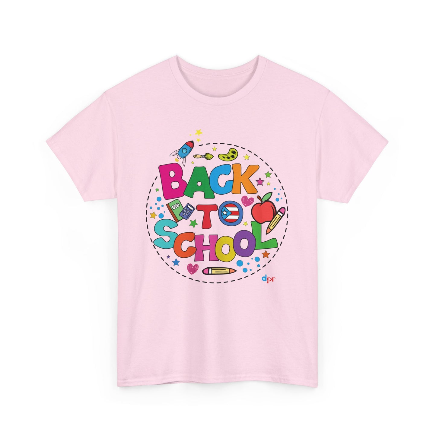 Back to School Boricua Student Heavy Cotton Tee