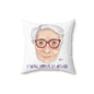 I Will Love You Forever Abuelita Boricua Spun Polyester Square Pillow