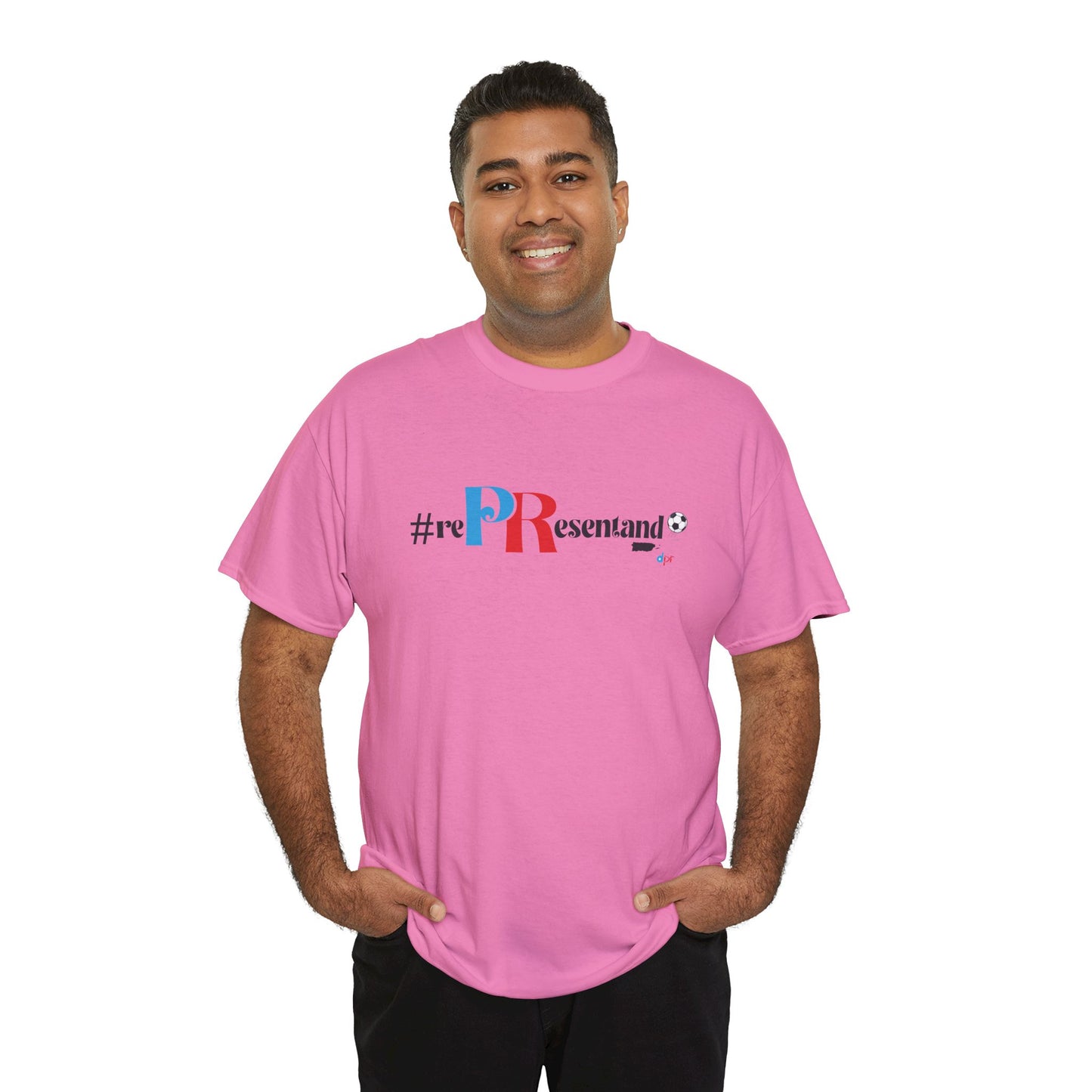 RePResentando Soccer Ball Unisex Heavy Cotton Tee