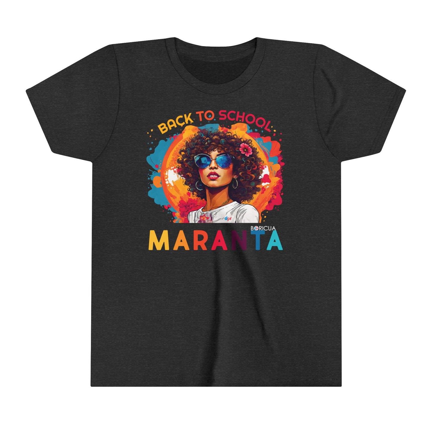 Back to School Maranta Boricua Youth Short Sleeve Tee