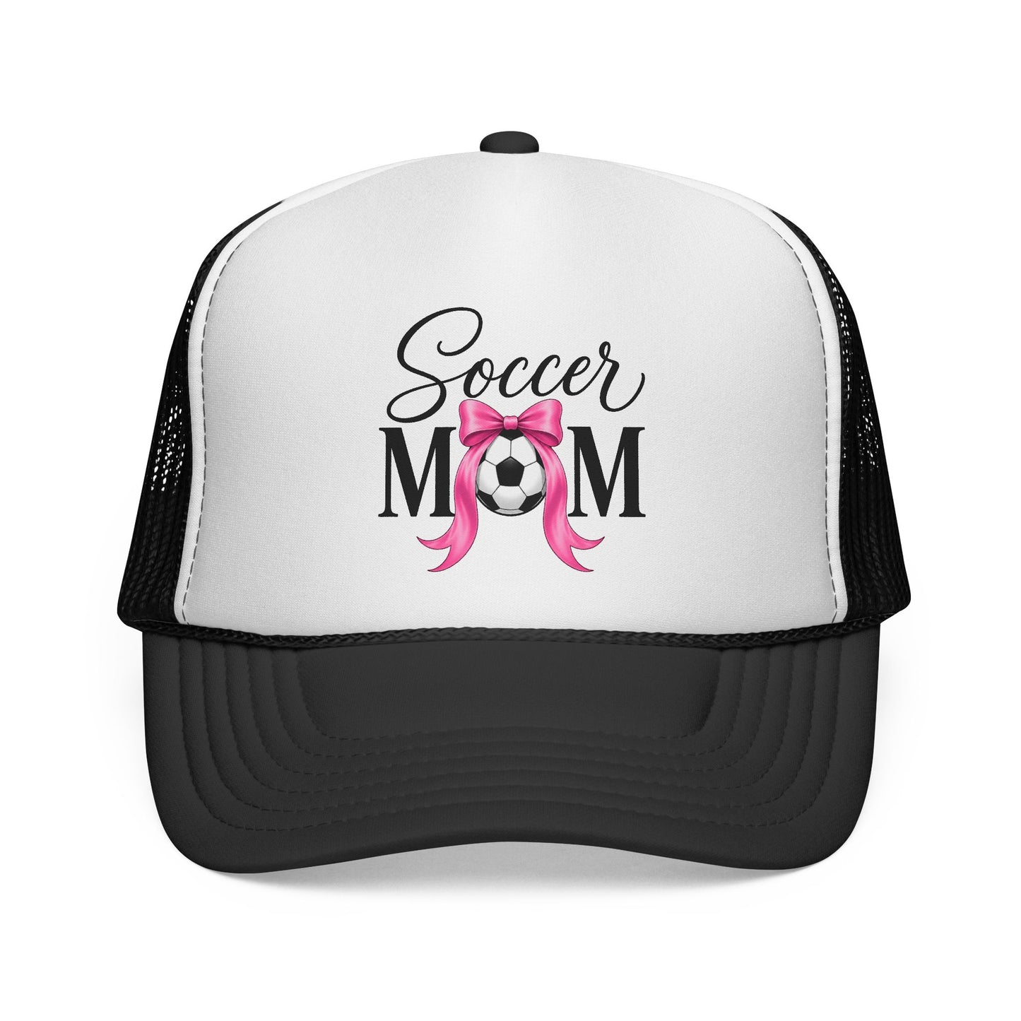 Soccer Mom Boricua Red Bow Puerto Rican Flag Trucker Caps FREE SHIPPING