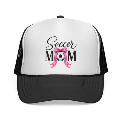 Soccer Mom Boricua Red Bow Puerto Rican Flag Trucker Caps FREE SHIPPING