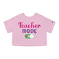 Teacher Mode ON - Back To School Boricua T Shirt Flowy Cropped Tee