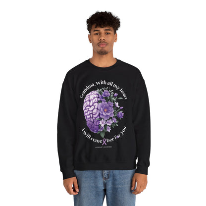 GRANDMA I Will Remember for You Heavy Blend™ Crewneck Sweaters