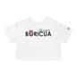 Jíbara Boricua Flowy Cropped Tee