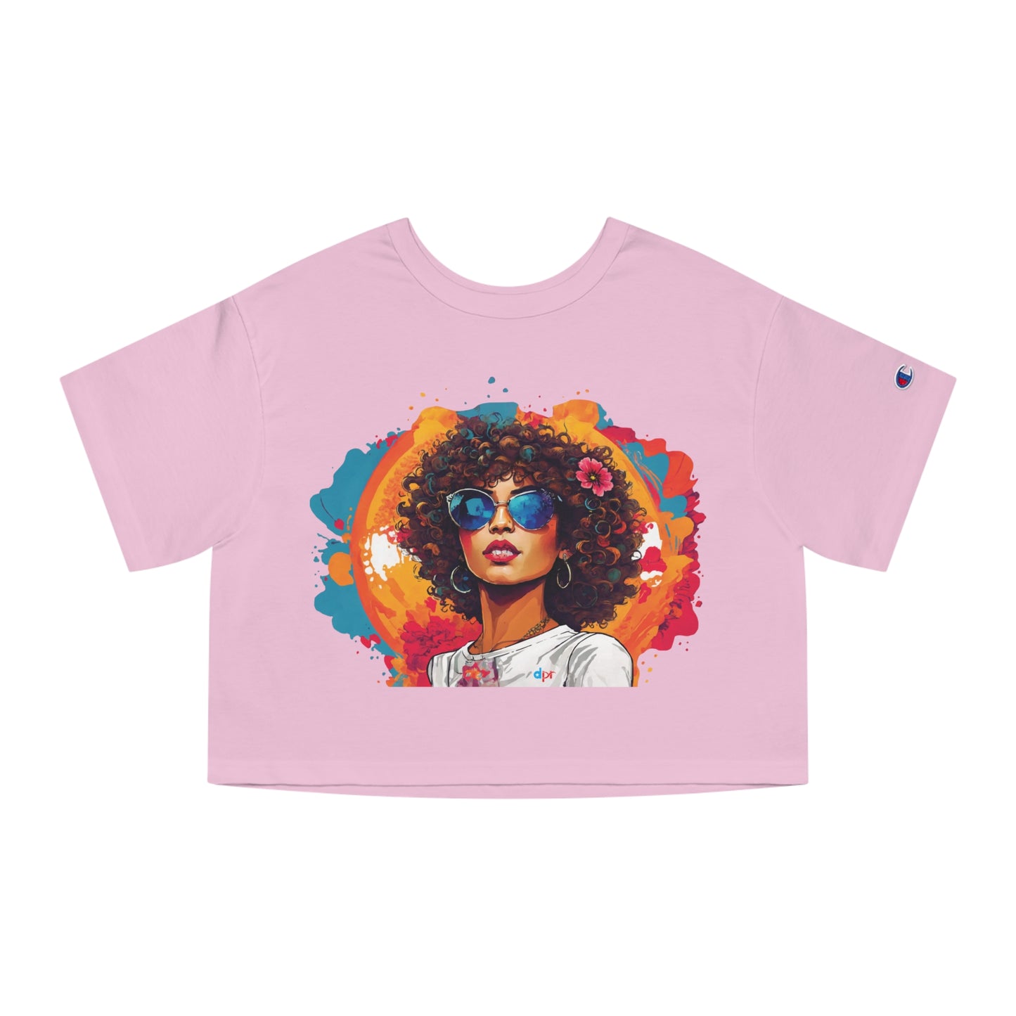 Mosaico Girl Women's Flowy Cropped Tee