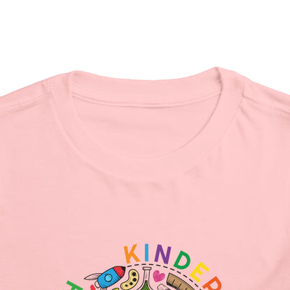 Kindergarten Here I Comer Boricua Toddler Short Sleeve Tee