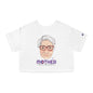 Mamá Boricua Always Here Never Left Women's Flowy Cropped Tee