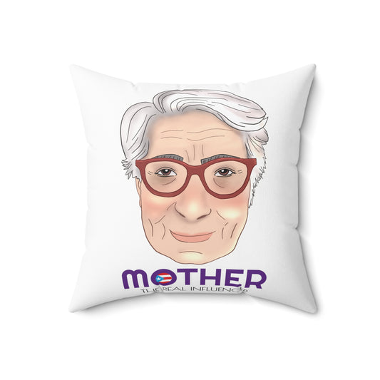 Mother The Real Influencer Spun Polyester Square Pillow