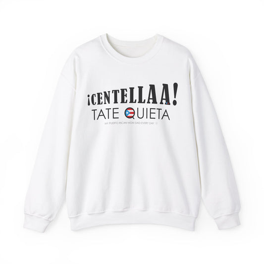 CENTELLA! Puerto Rican Mom WOMAN Heavy Blend™ Crewneck Sweaters