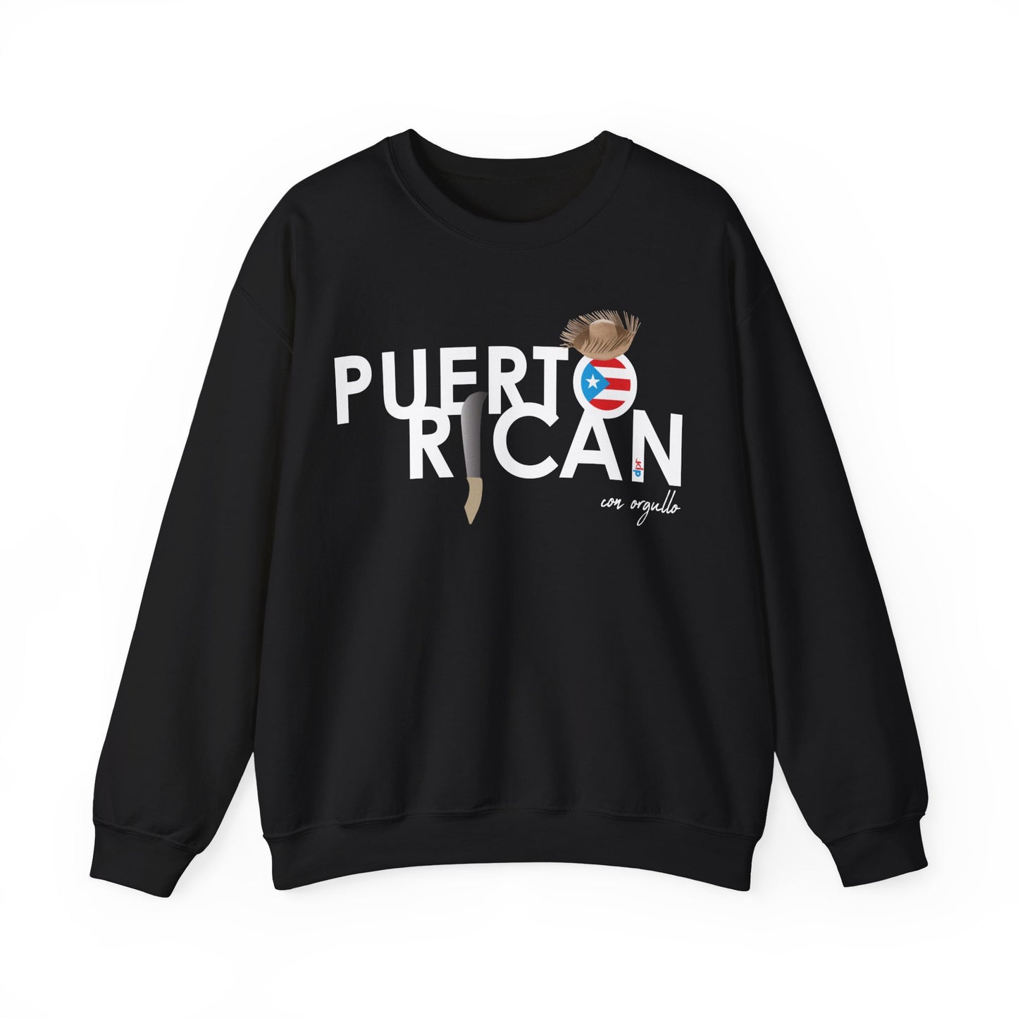 Puerto Rican con orgullo 2 Unisex Heavy Blend™ Crewneck Sweaters