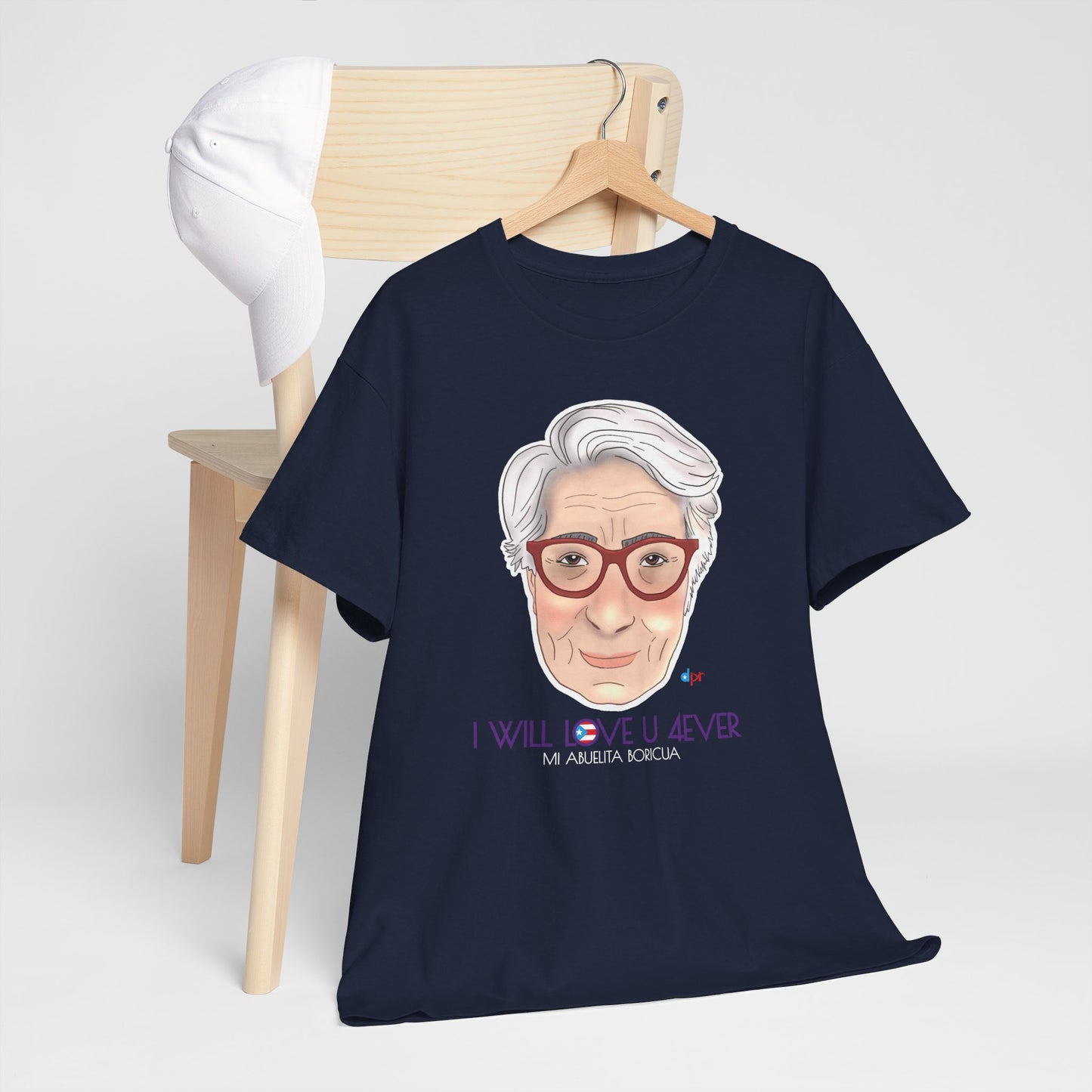 I Will Love You Forever Abuelita Boricua Heavy Cotton Tee