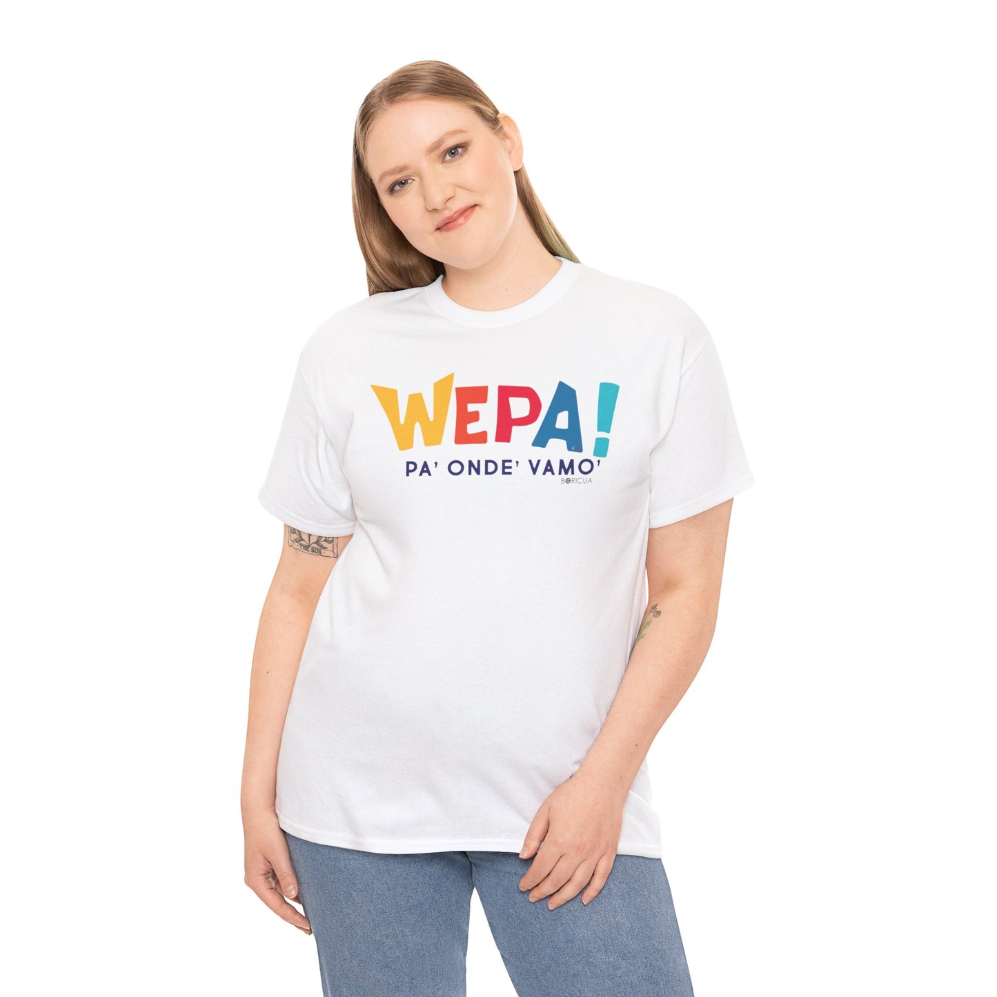 Wepa Boricua Unisex Heavy Cotton Tee