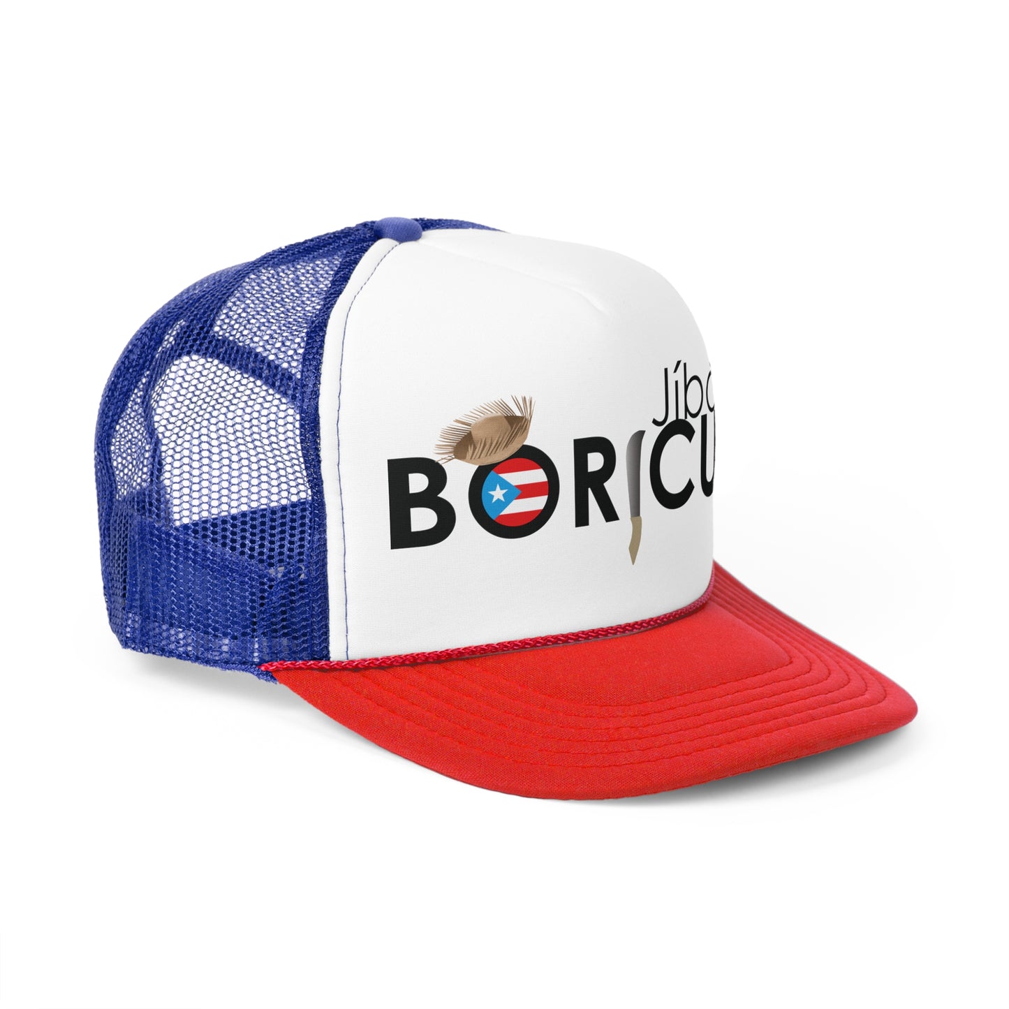 Jíbaro Boricua Puerto Rican Pride Trucker Caps FREE SHIPPING