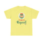 Coffee Teach Repeat - Back to School Boricua Teacher Heavy Cotton Tee