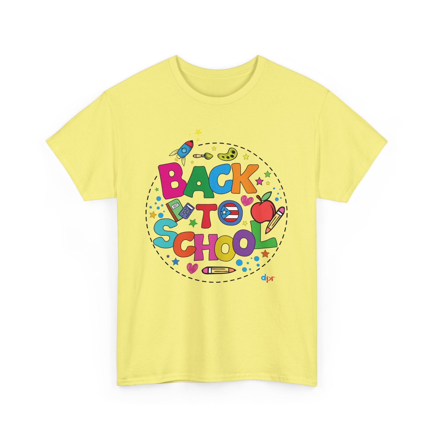 Back to School Boricua Student Heavy Cotton Tee