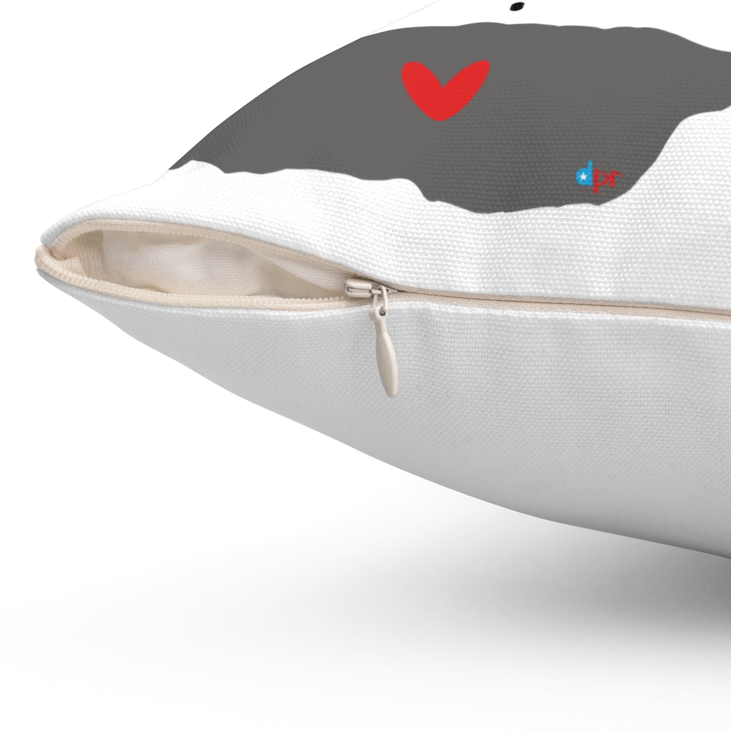 El Amor is Greater than Distance New York Spun Polyester Square Pillow