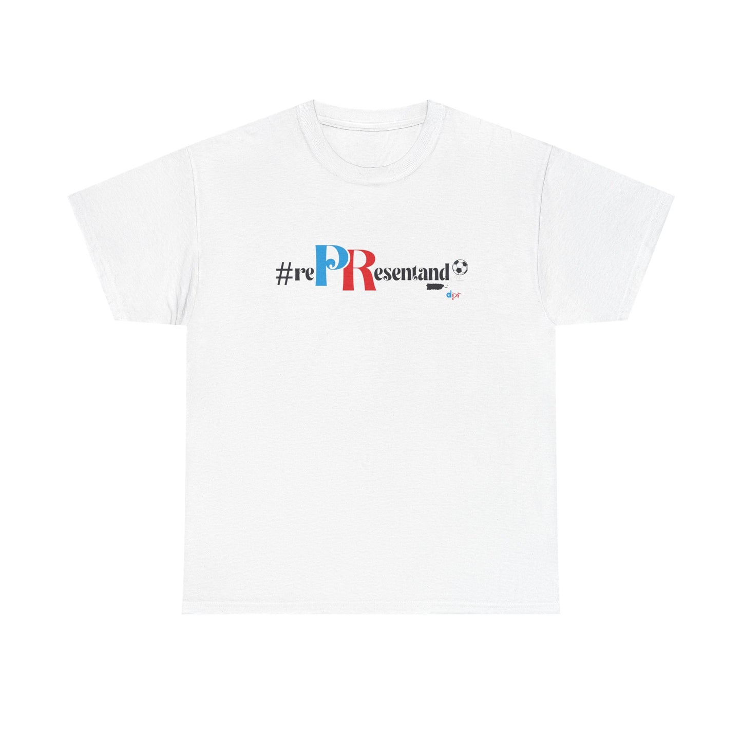 RePResentando Soccer Ball Unisex Heavy Cotton Tee