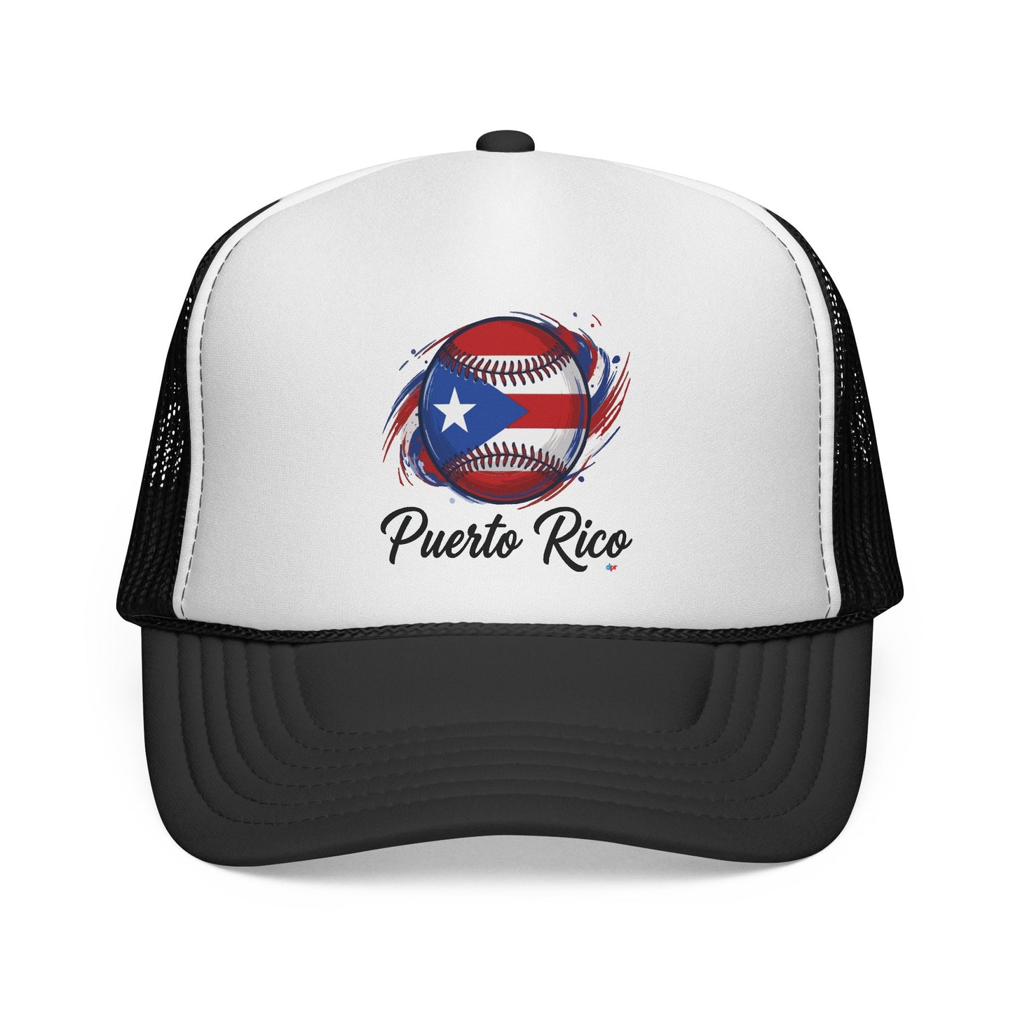 Puerto Rico Baseball Flag Trucker Caps FREE SHIPPING