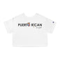 Puerto Rican con orgullo Flowy Cropped Tee