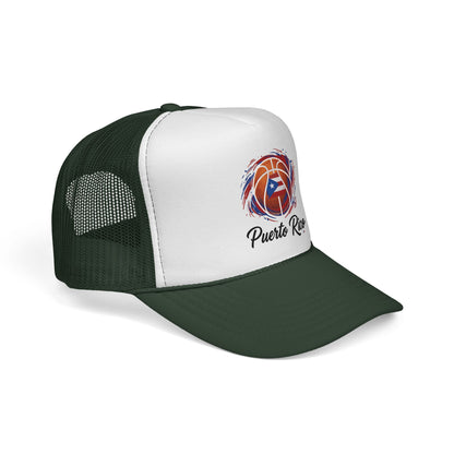 Puerto Rico Basketball Flag Trucker Caps FREE SHIPPING