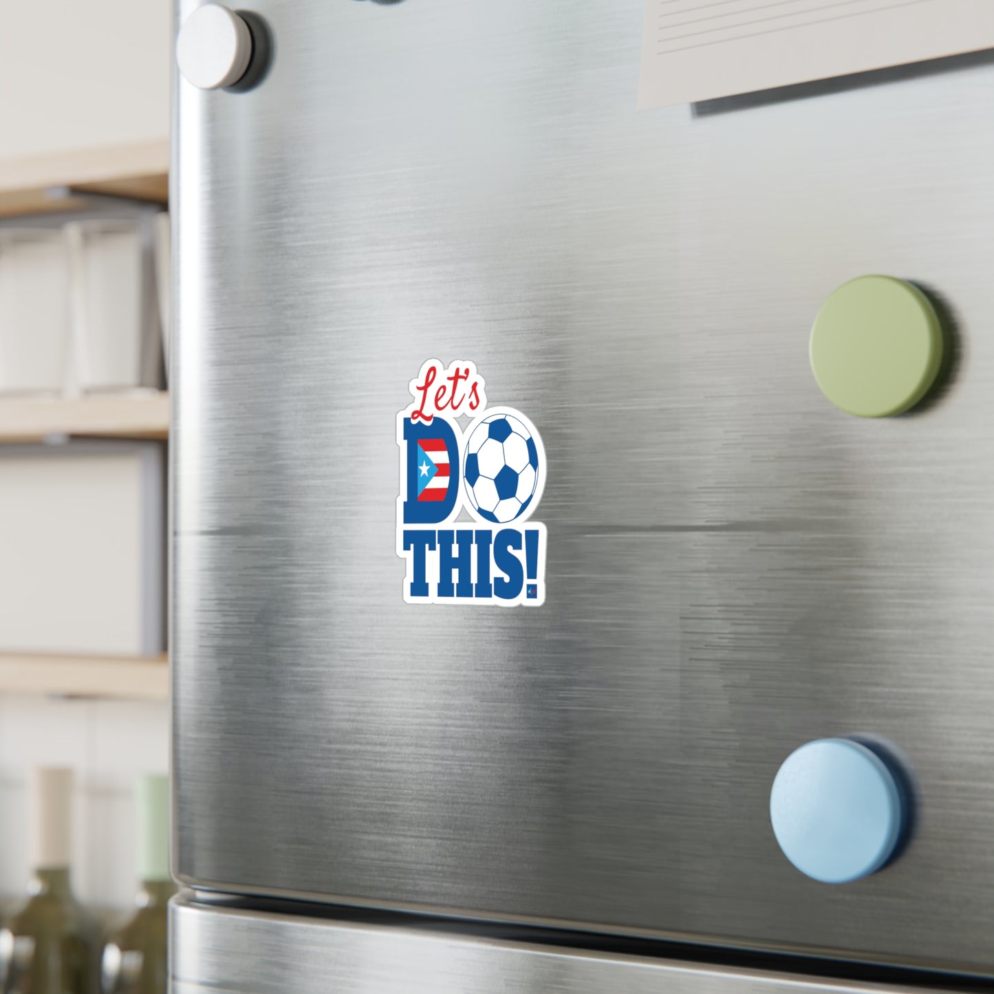 Let's Do This Soccer Boricua Kiss-Cut Vinyl Decals