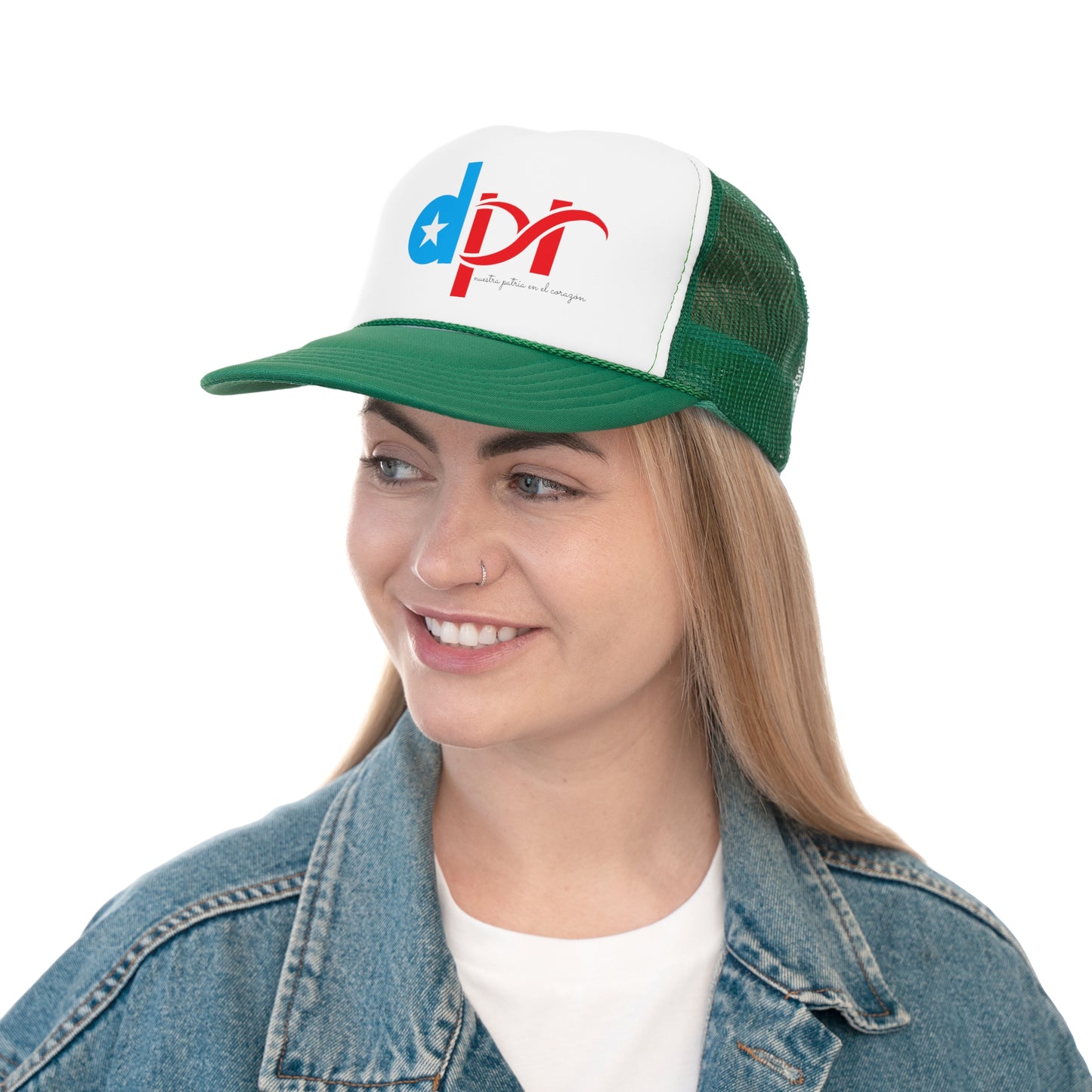 De Puerto Rico nuestra patria en el corazón Puerto Rican Pride Trucker Caps FREE SHIPPING