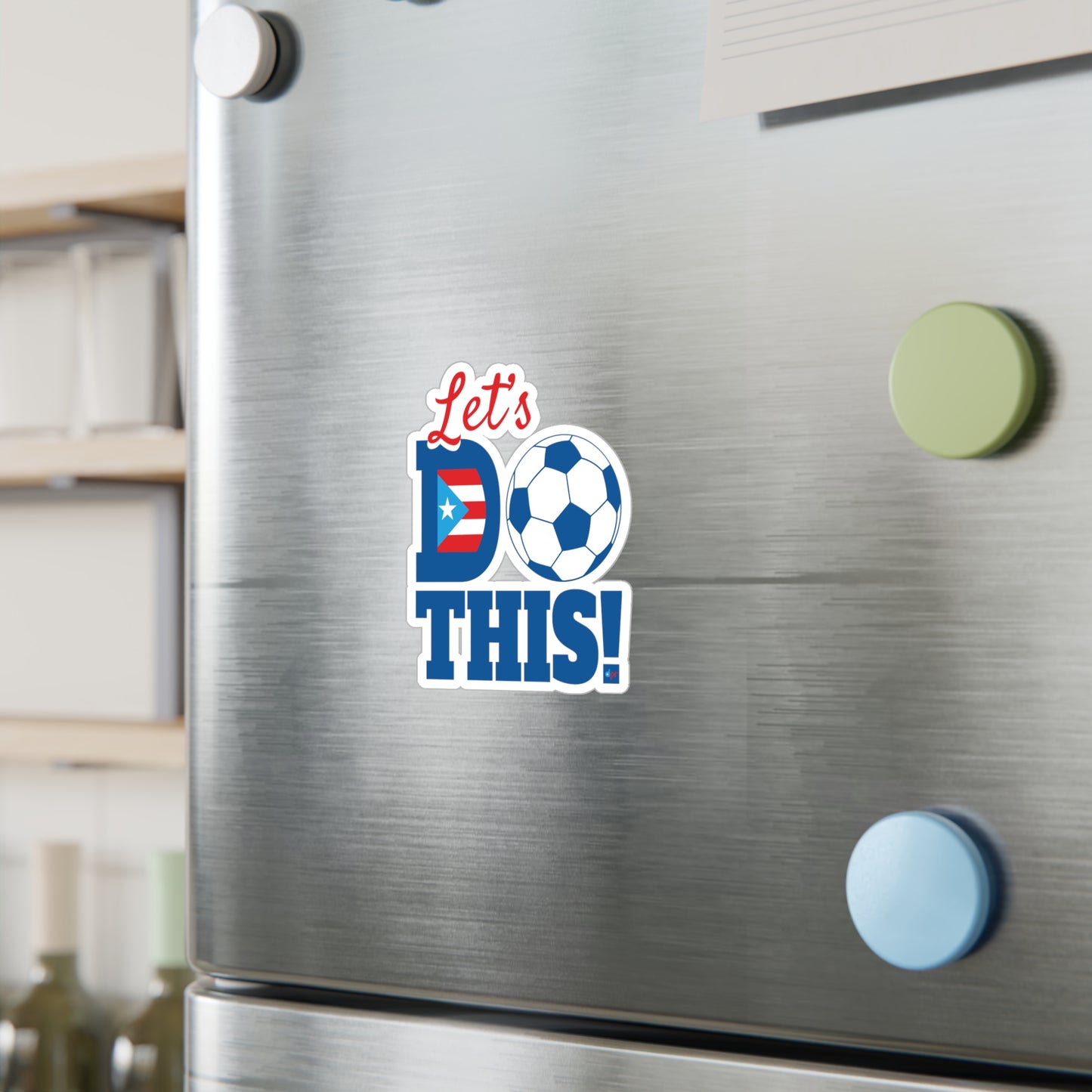Let's Do This Soccer Boricua Kiss-Cut Vinyl Decals