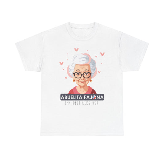 Remembering Mi Abuelita Fajona Unisex Heavy Cotton Tee