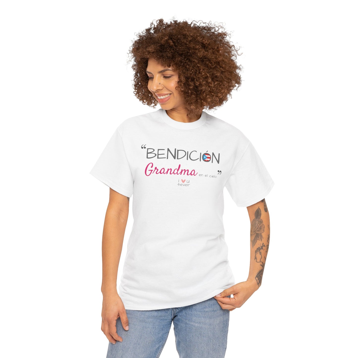 Bendición Grandma Boricua Unisex Heavy Cotton Tee