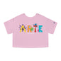 Arte My Passion Bandera Puerto Rico  Flowy Cropped Tee
