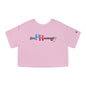 Puerto Rico Volleyball Cropped Tee | RePResentando™ Women's Flowy Crop Top | Boricua Volleyball Shirt