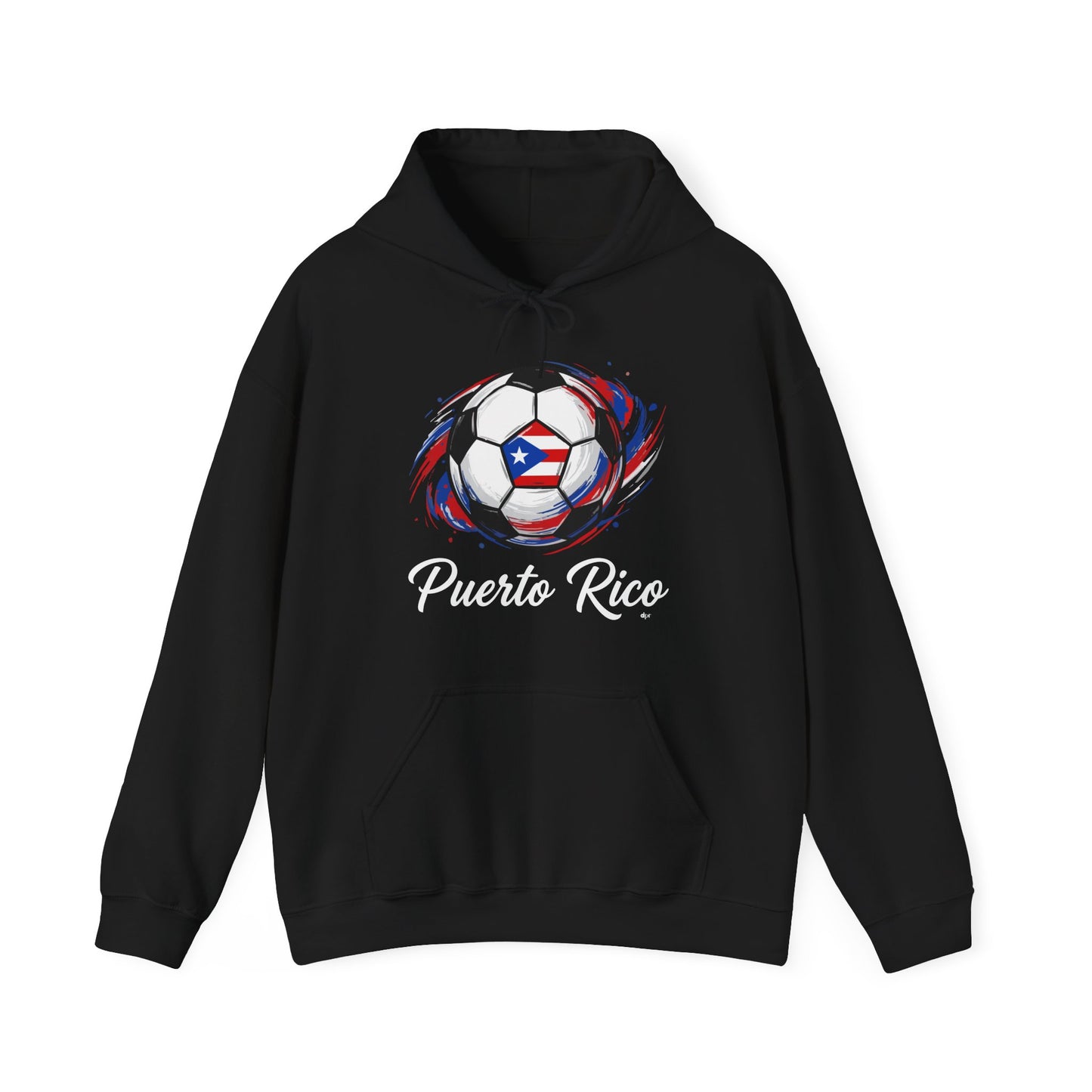 Puerto Rico Soccer ball Unisex Heavy Blend™ Boricua-Style Hoodies