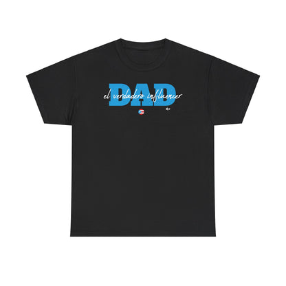 Dad El Verdadero Influencer Blue Unisex Heavy Cotton Tee