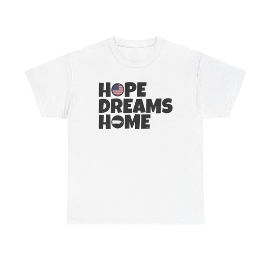 HOPE DREAMS HOME Puerto Rico Unisex Heavy Cotton Tee