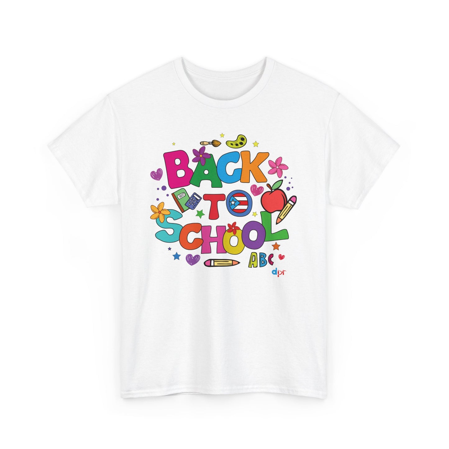 Back to School Boricua Teacher Heavy Cotton Tee