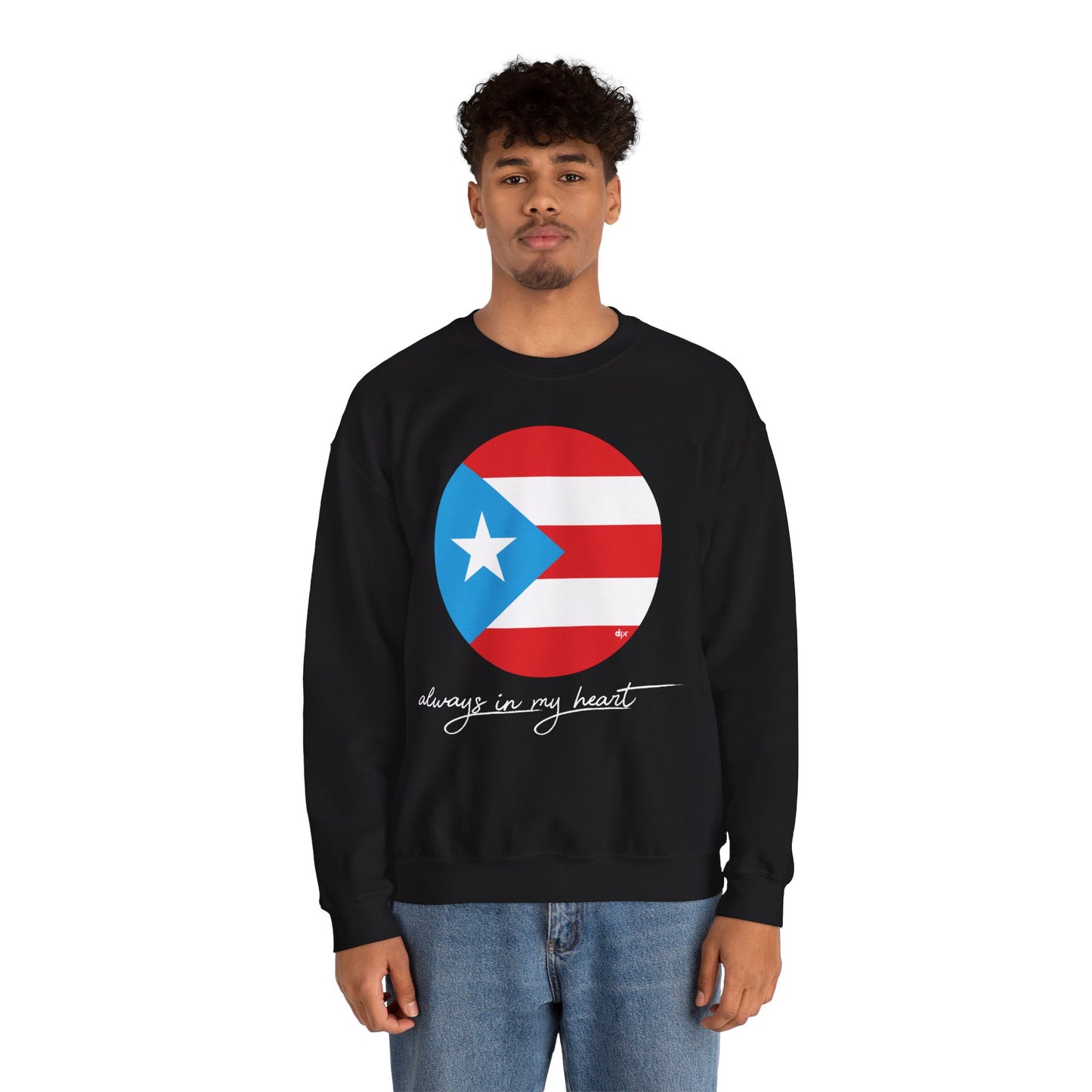 Puerto Rico Always in my Heart Unisex Heavy Blend™ Crewneck Sweaters