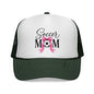 Soccer Mom Boricua Red Bow Puerto Rican Flag Trucker Caps FREE SHIPPING