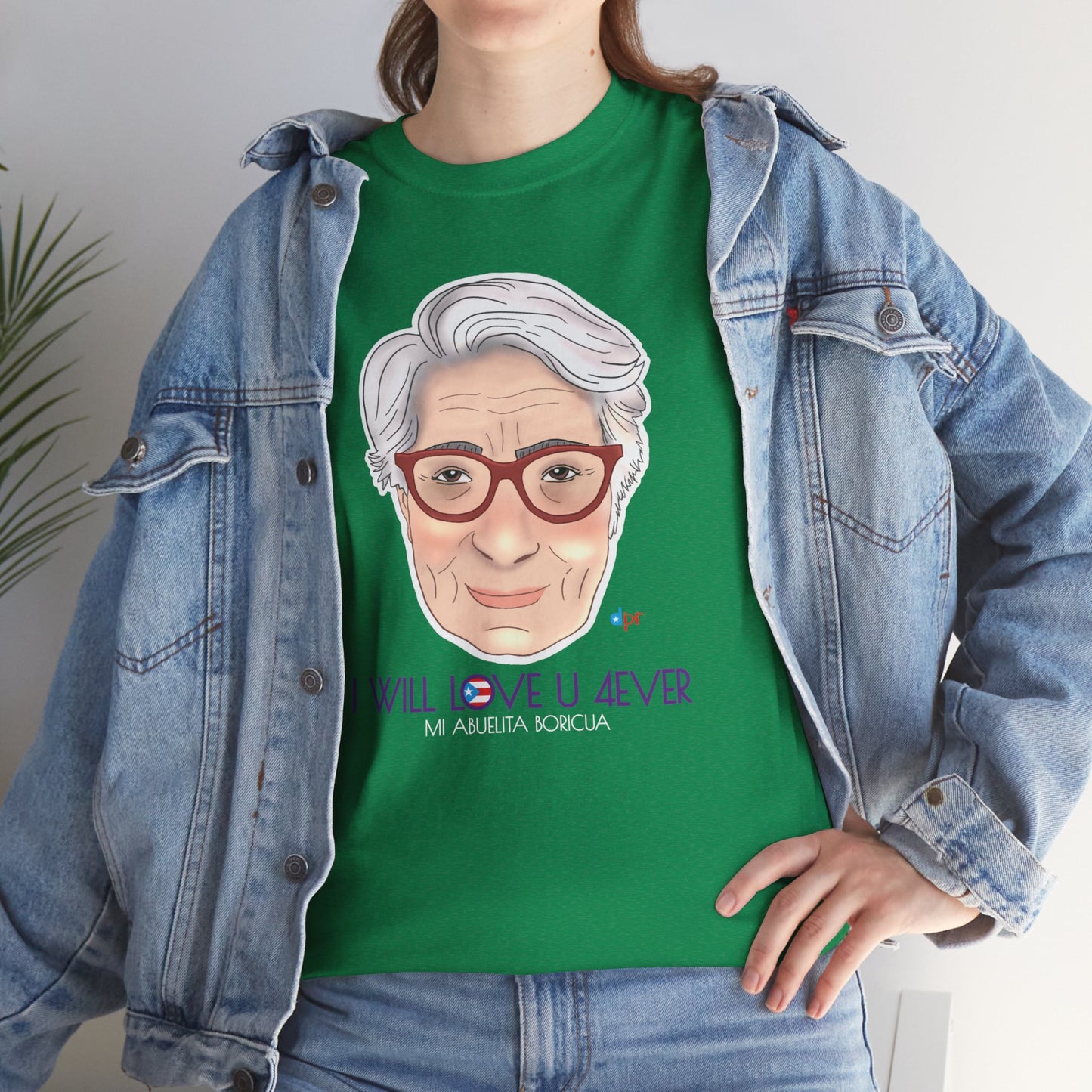 I Will Love You Forever Abuelita Boricua Heavy Cotton Tee
