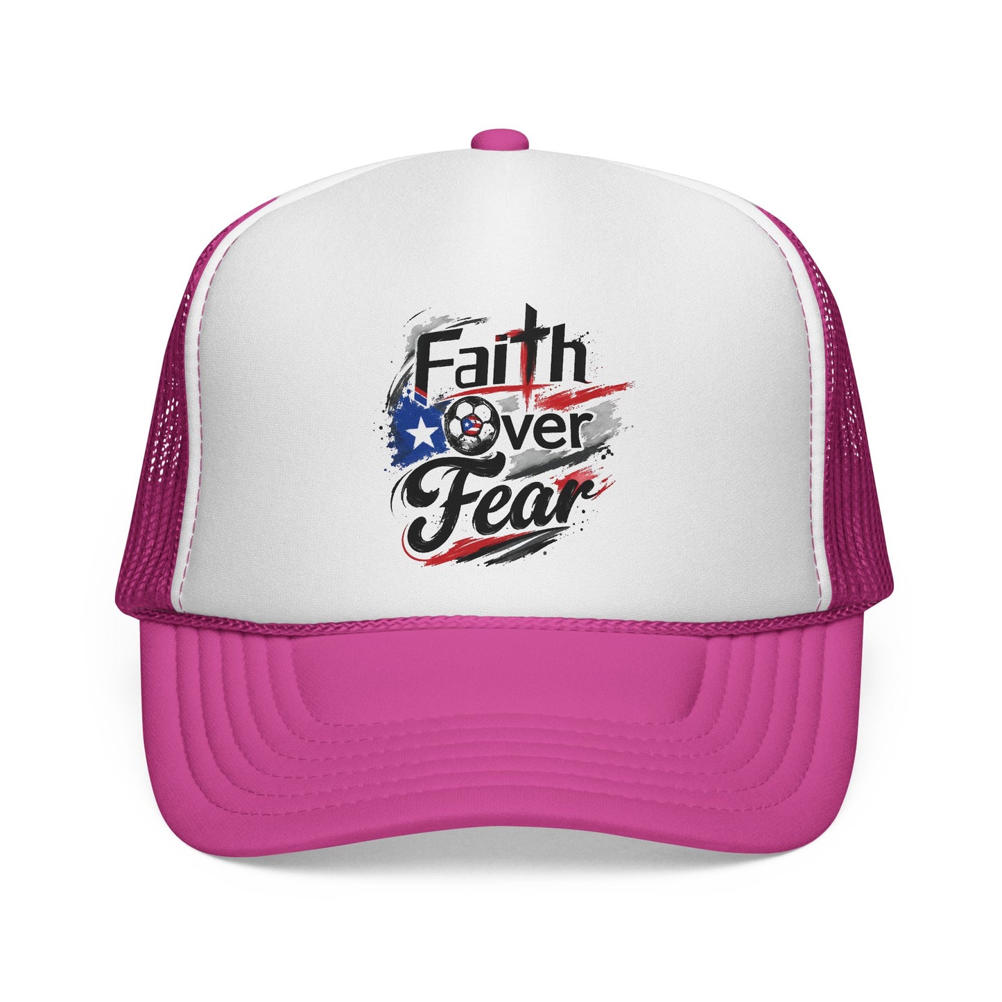 Copy of Puerto Rico Fire Soccer ball REPresentando Trucker Caps FREE SHIPPING