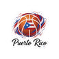 Puerto Rico Basketball Flag Waterproof Kiss-Cut Vinyl Decal