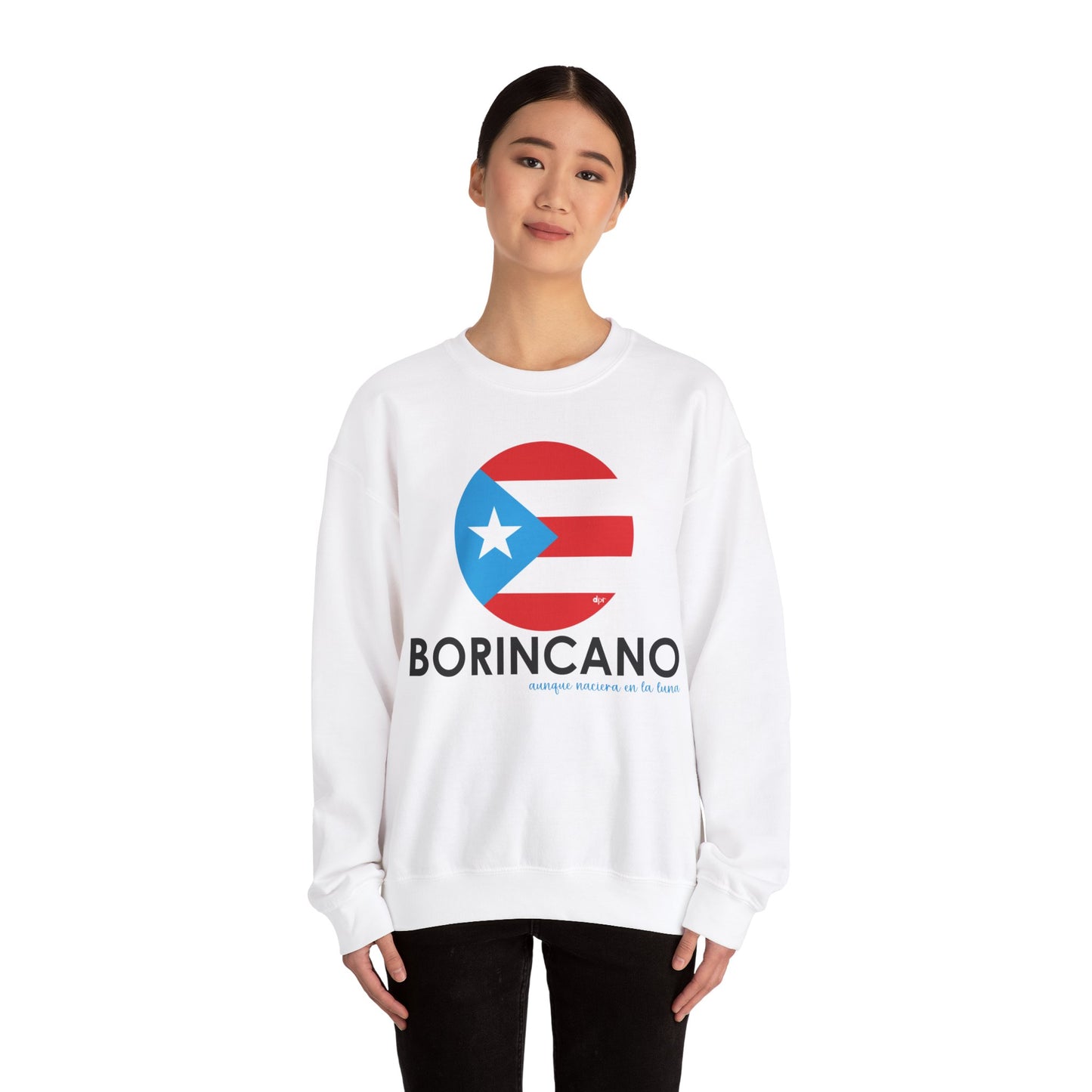 BORINCANO BANDERA Unisex Heavy Blend™ Crewneck Sweaters