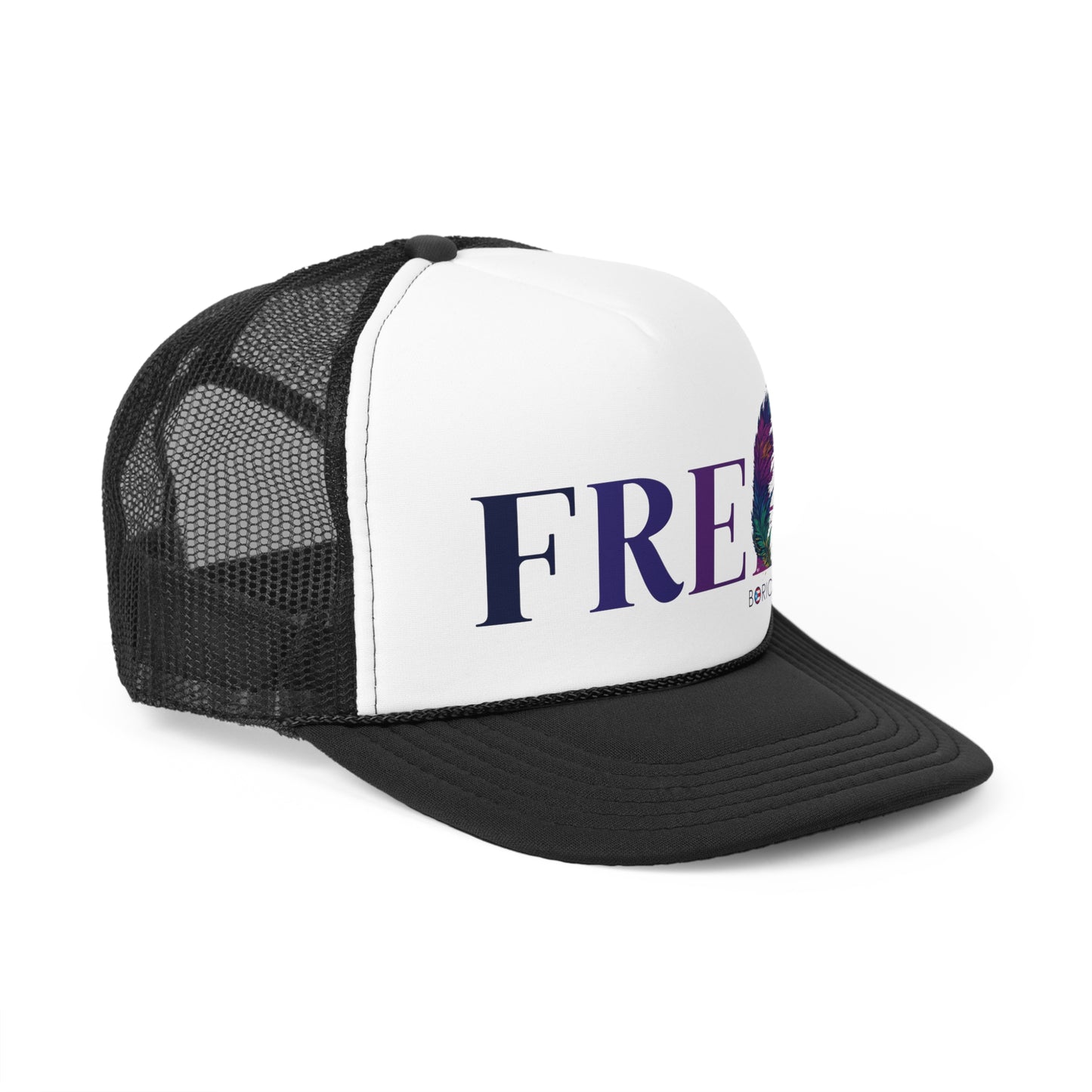 Free Boricua Puerto Rican Pride Trucker Caps FREE SHIPPING