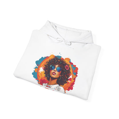 Maranta Boricua Girl Unisex Heavy Blend™ Boricua-Style Hoodies