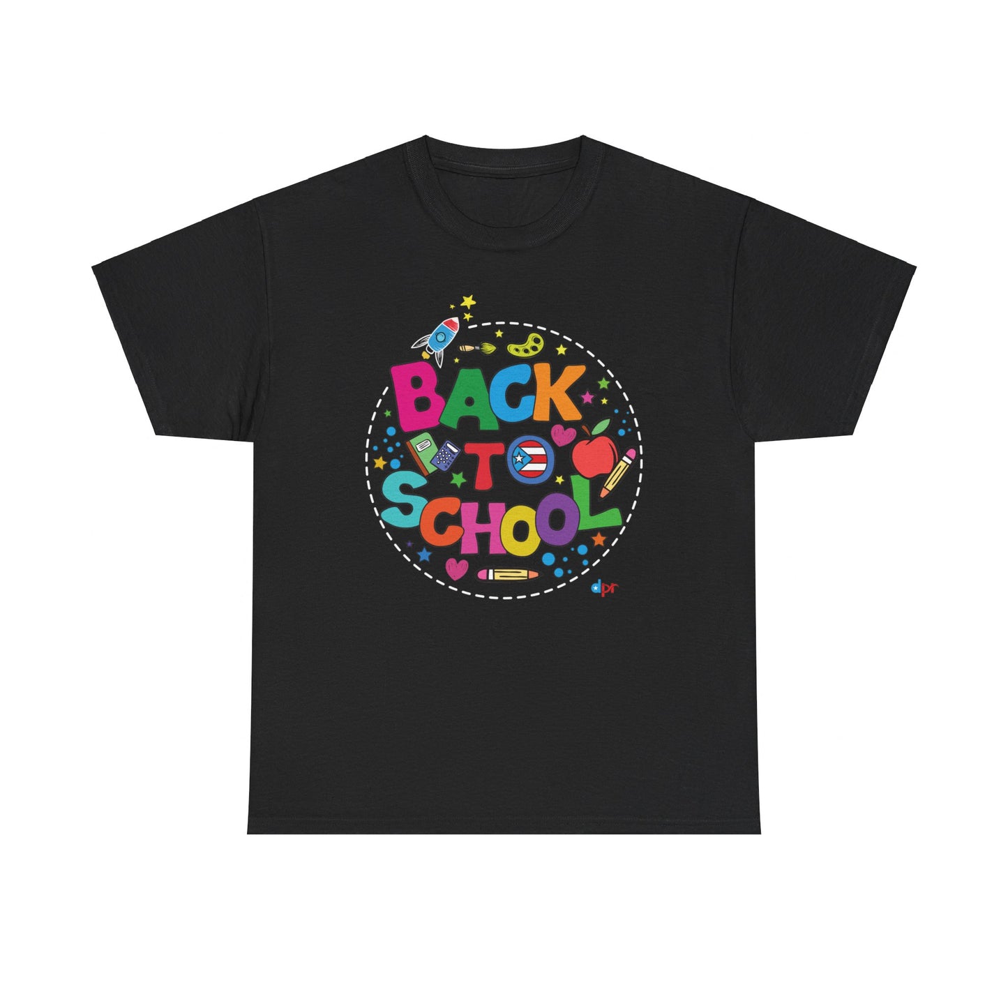 Back to School Boricua Student Heavy Cotton Tee